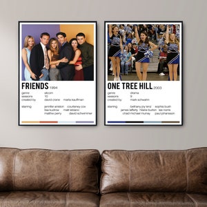 Affiche personnalisée de série télévisée, impressions de séries télévisées, art mural de film, séries télévisées, art mural numérique, affiche moderne, art mural personnalisé, téléchargement numérique