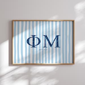 Phi Mu Art, Sorority Wall Art, Phi Mu Print, Phi Mu Wall Art, Sorority Decor, Sorority Gifts, Aesthetic Phi Mu Art, Phi Mu Digital Artwork