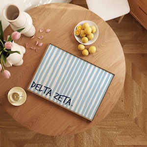 Delta Zeta Art, Sorority Wall Art, DZ Print, Delta Zeta Wall Art, Sorority Decor, Sorority Gifts, Aesthetic Delta Zeta Art, Digital Artwork