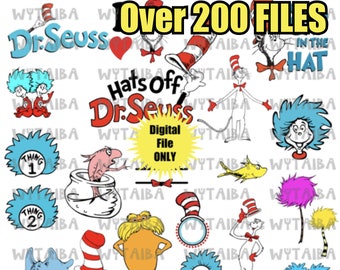 Dr Seuss Clipart Etsy