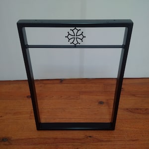 The Occitan square - Custom-made steel & handcrafted table leg