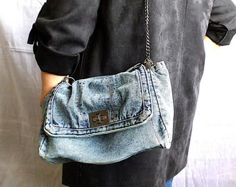 Handmade Denim Handbag, Custom Order Only