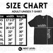 Next Level 3600 Size Chart | Next Level Adult Unisex T-shirt Size Chart ...