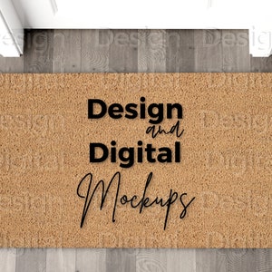 Doormat Mockup | Coir Doormat Mockup | Plain Doormat Mockup | Front Doormat Mockup | Blank Doormat Mockup