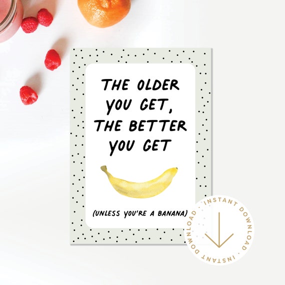 Printable Birthday Card Funny Greeting Card Fun Printable - Etsy