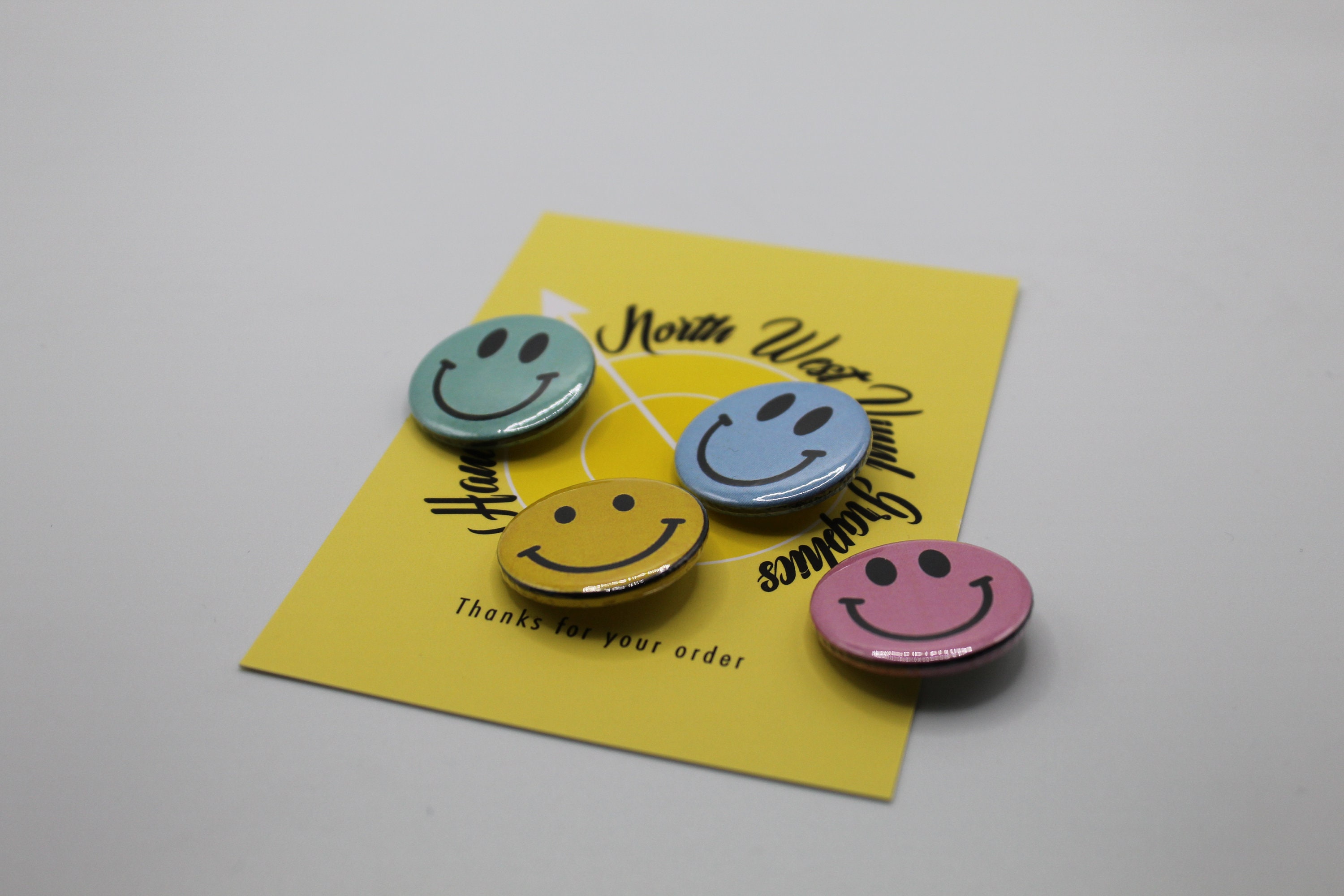  Zgdx You Are Beautiful When You Smile Lapel Pin Cute Brooch Pins  Badges : Clothing, Shoes & Jewelry