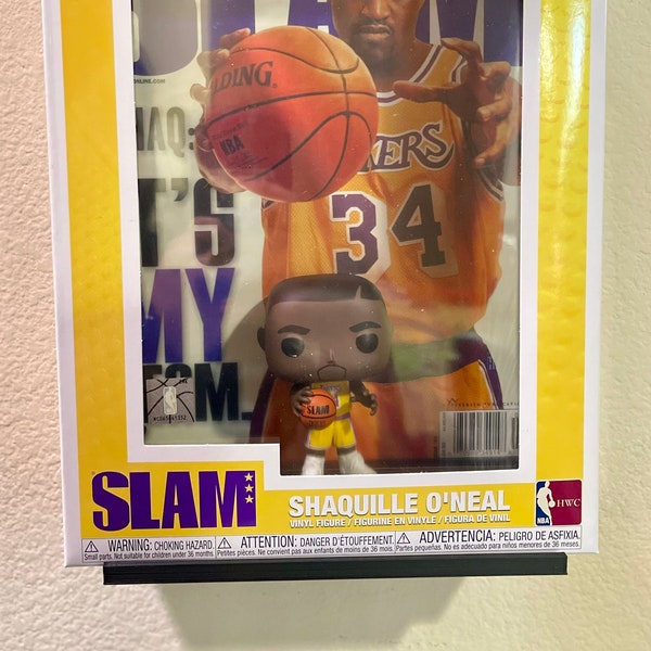 Funko Pop NBA Magazine Covers Display Mount, Shelves for Collectors