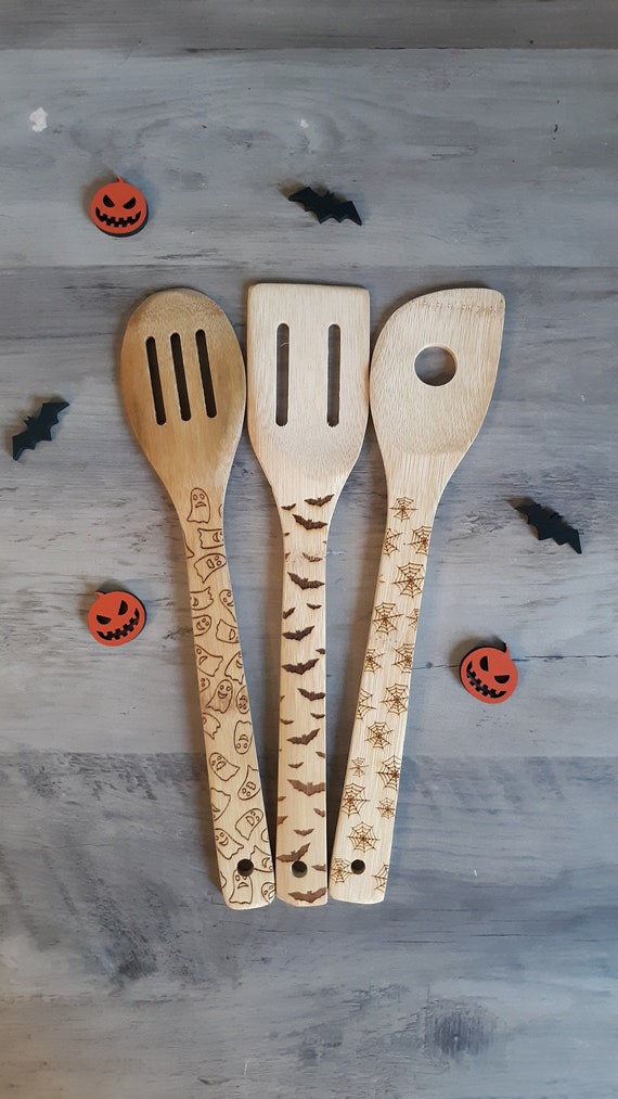 Halloween Kitchen Utensils Halloween Décor Halloween Gift Etsy