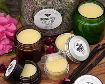 Lavendel Vanille Balsam: Beruhigendes Talg Bienenwachs für Lippen, Hände & Körper