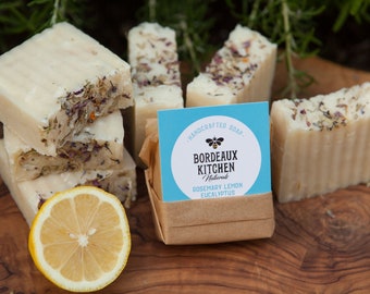 Rosemary Lemon Eucalyptus Lard Soap: Natural Shampoo Beauty Bar, Zero Waste