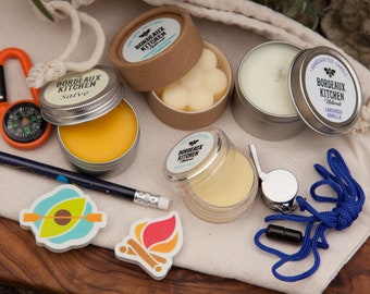 Hiker’s Gift Basket for Nature Lovers, Campers, Scouts and Kids’ Version Camping Care Package