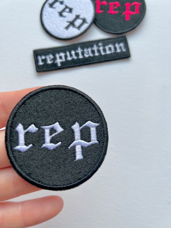 Taylor Swift Reputation REP Iron-on Patch 