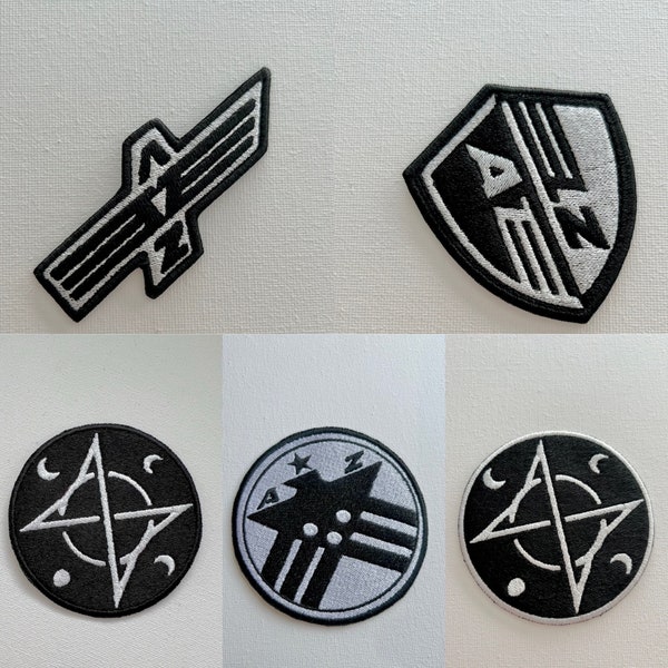 Ateez badge embroidered patches, sew on patches Ateez Zero fever epilogue badge, kpop patches, patches, badge patch, 멋, kpop artists