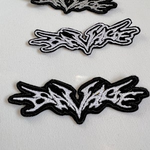 Aespa savage logo embroidered patches, sew on patches, aespa patches, kpop patches, savage patches, embroidered patch, MY aespa patch