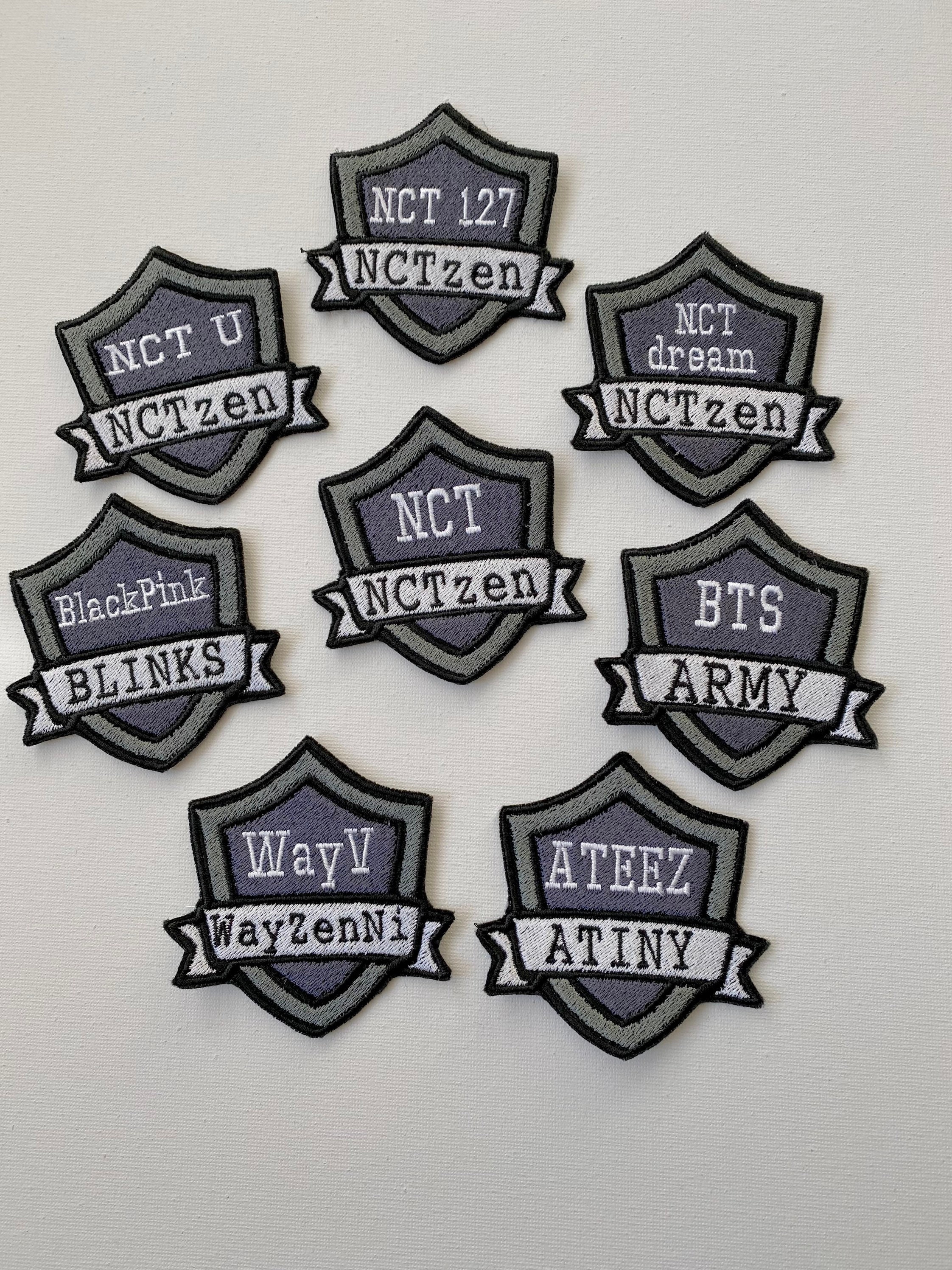 Hot Sauce NCT Dream Embroidered Patches, Iron / Sew on Patches