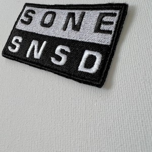 SNSD SONE embroidered patches, sew on patches, snsd, kpop patch, kpop embroidery, sone, patch, girls generation, kpop embroidery image 9