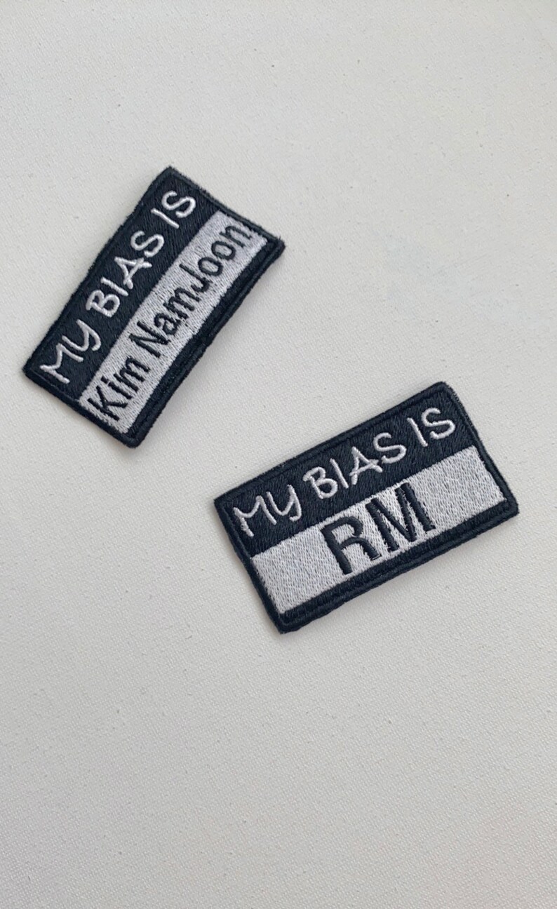 My Bias is Custom Embroidered Patches Kpop Patches Kpop - Etsy