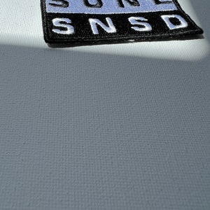 SNSD SONE embroidered patches, sew on patches, snsd, kpop patch, kpop embroidery, sone, patch, girls generation, kpop embroidery image 7
