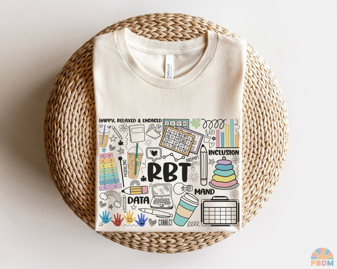 Rbt Shirts Aba Shirts Bcba Shirt Aba Shirt Aba Therapy Shirt Behavior