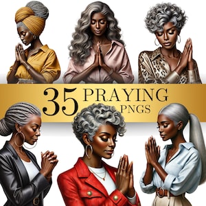 Praying Woman Png Praying Women Praying Black Woman Praying Hands African American Female Praying Png Commercial Use Afro Woman Png