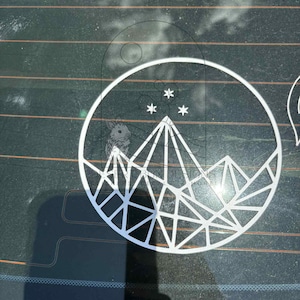 ACOTAR Velaris vinyl decal, velaris mountain vinyl decal, acotar sticker for cars