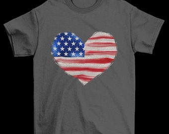 4 juli png, onafhankelijkheidsdag patriottisch png Hart, Amerikaanse vlag luipaard