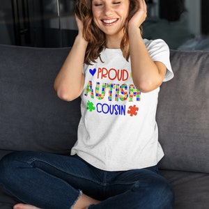Proud Autism Family Bundle Heart and Puzzle Piece Design Commercial Use Instant Download Svg, Png, Pdf, Eps, Dxf image 4