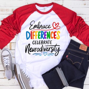 Neurodiversity Png, Autism, Embrace Differences Celebrate Neurodiversity, Special Education, Teacher Png, Commercial Use for DTF