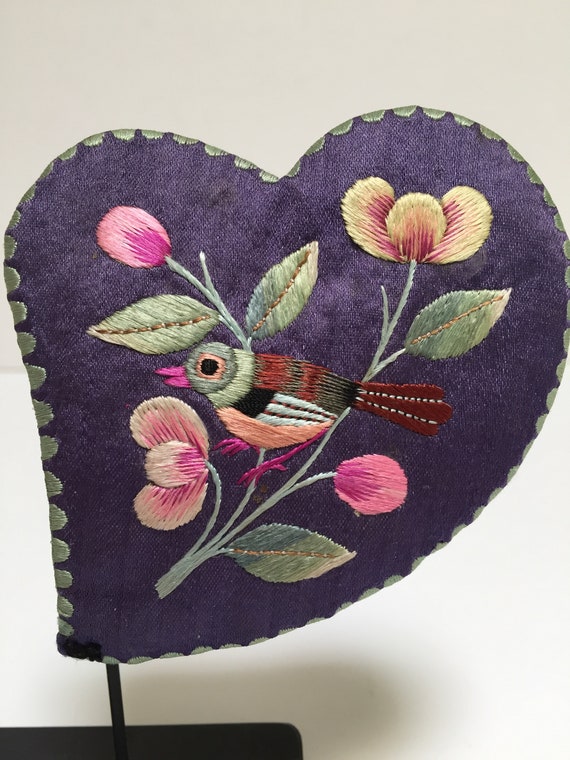 Chinese Ear Muffs, Vintage Child's HandEmbroidered S… Gem