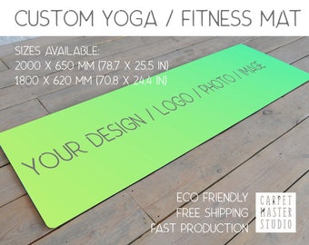 custom made yoga mats