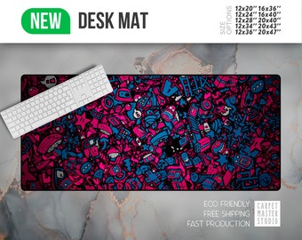Large Desk Mat, HD Desk Pad, Colorful Large Mouse Pad, Mouse Pad, Place Mat, Desk Pad, Large Desk Pad.