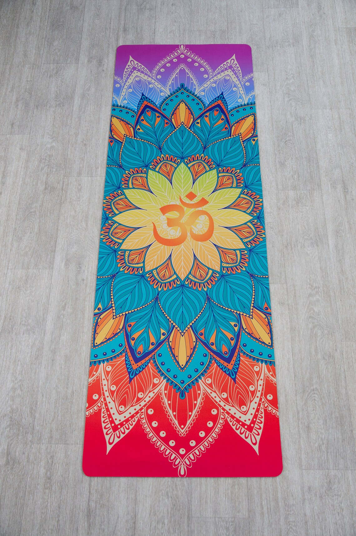 Mandala Yoga Mat Mandala Art Fitness Mat Print Yoga Mat Etsy