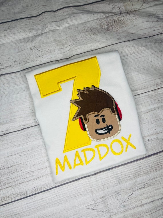 Roblox Birthday Shirt Roblox Roblox Game Birthday Shirt 