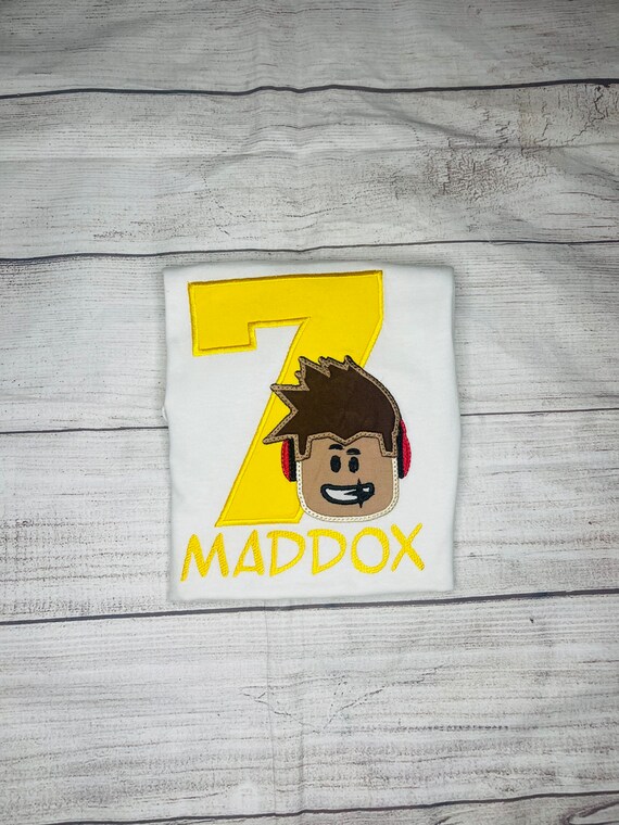 Roblox Birthday Shirt Roblox Roblox Game Birthday Shirt 