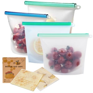 Wrap Plastic Packaging Bags Food Storage Bag Reusable Freezer