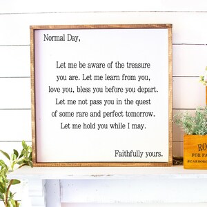 Journée normale Motivationnel SVG, Signe de ferme SVG, Affirmations quotidiennes reconnaissantes Svg, Citation Svg