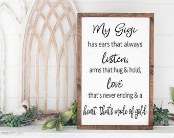 My Gigi Farmhouse Sign SVG, Mothers Day SVG, Grandma SVG, Grandma Shirt Svg, Grandma Sign Svg, Mom Life Svg