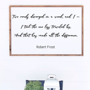 Robert Frost Zitat, Gedicht SVG, Inspirational SVG, Road Less Traveled