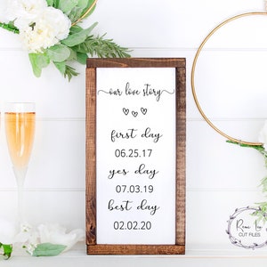 La nostra storia d'amore segno file SVG, matrimonio svg, agriturismo SVG, miglior giorno di sempre SVG