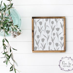 Floral SVG, Spring SVG, Floral Wall Art Cut File, Flower Boho Clipart, Wildflower SVG, Flower Line Art, Cricut, Silhouette