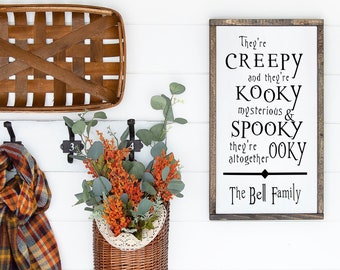 They're Creepy and They're Kooky Halloween SVG, Unique Halloween Fall SVG