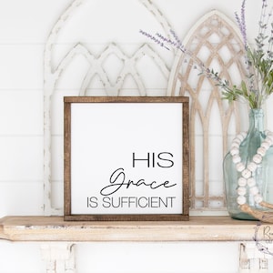 Su gracia es suficiente fe SVG, CHRISTIAN SVG, Jesús Signo Versículo bíblico SVG