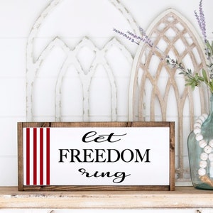 Let Freedom Ring Vierter Juli SVG, Patriotic SVG, Freedom SVG