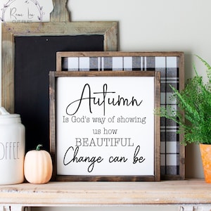 Herfst is God's Way SVG, Herfst SVG, Herfst Decor, Herfst Quote SVG, Hout Teken Svg, Herfst Kussen Svg, Herfst Shirt Svg