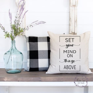 Set Your Mind On Things Above Christian SVG, Faith SVG, Bible Verse Svg
