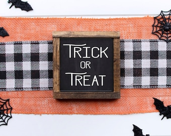 Trick or Treat SVG, Halloween SVG, Halloween Clipart, Farmhouse Sign SVG