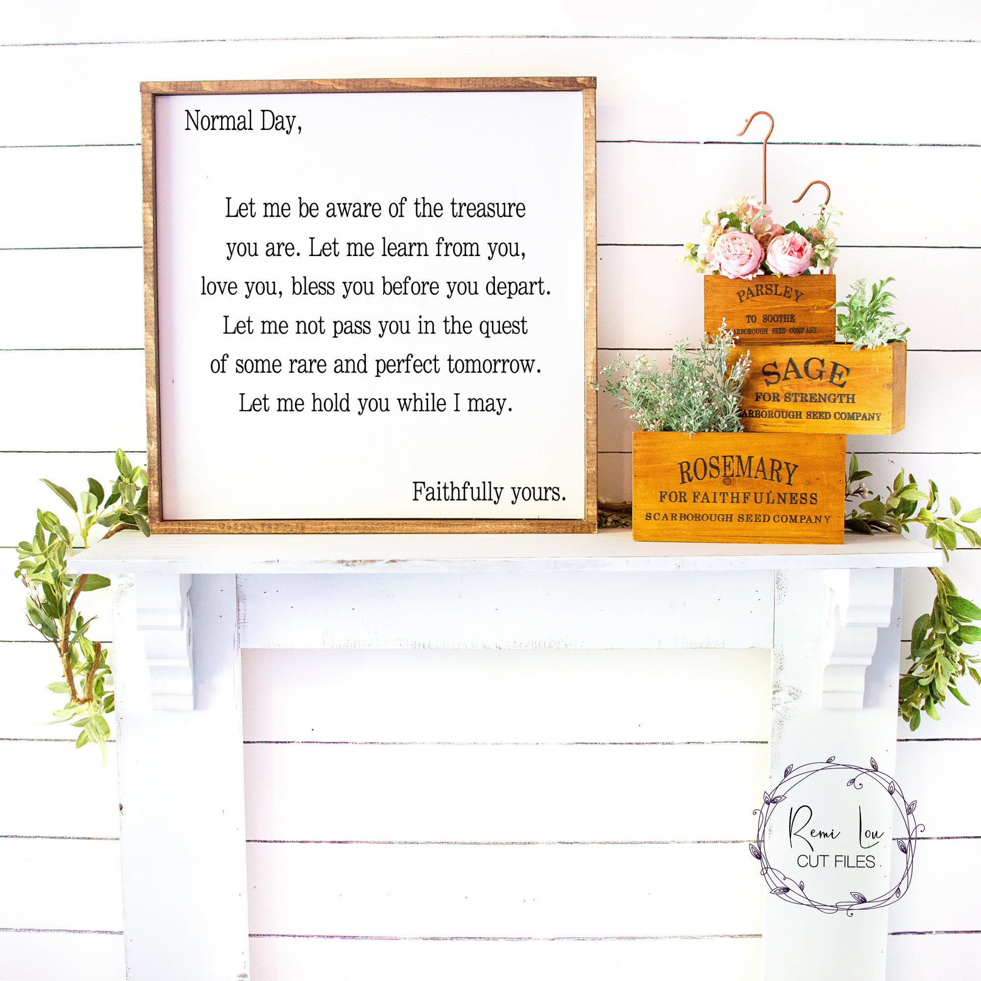 Normal Day Motivational SVG, Farmhouse Sign SVG, Daily Affirmations  Thankful Svg, Quote Svg - Etsy