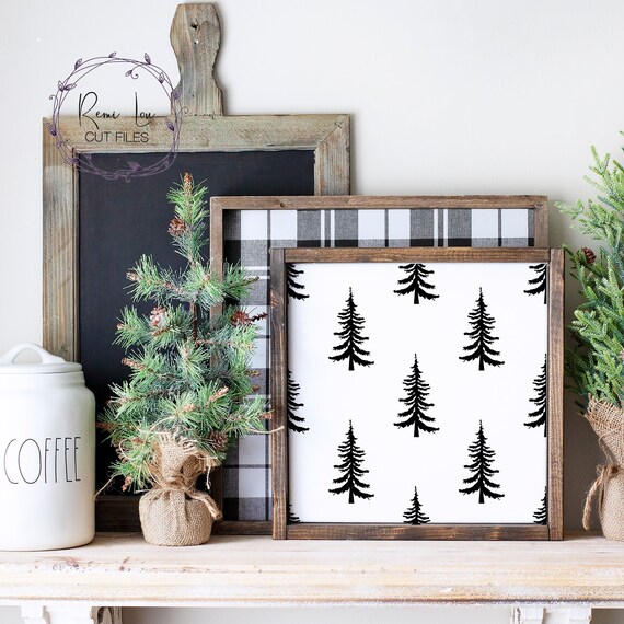 Download Christmas Tree Svg Pine Tree Svg Winter Svg Christmas Sign Etsy