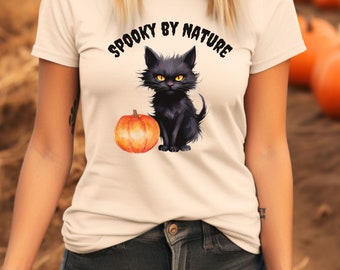 Spooky Season Blackcat Shirt, Blackcat Pumpkin Shirt, Spooky Season Black Cat TShirt, Pumpkin Falls, Blackcat Gifts, Catful Gifts, shirte