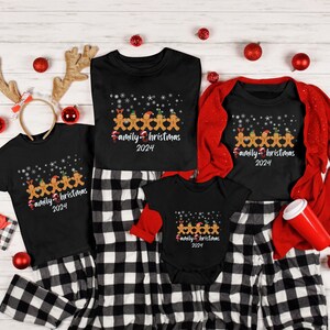Familie Weihnachten 2024, Weihnachten 2024, Weihnachten Familie Shirts, lustige Weihnachts Shirts, Lebkuchen Kleidung, Weihnachtsgeschenk